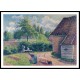 Peasant House 1892, A New Print Of a Camille Pissaro Painting