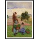 Peasant Woman Carrying a Basket 1888, A New Print Of a Camille Pissaro Painting