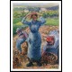 Peasants Harvesting Potatoes 1882, A New Print Of a Camille Pissaro Painting