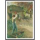 Pere Melon Cutting Wood 1880, A New Print Of a Camille Pissaro Painting