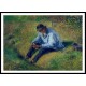 Pere Melon Resting 1879, A New Print Of a Camille Pissaro Painting