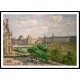 Place du Carrousel the Tuileries Gardens 1900, A New Print Of a Camille Pissaro Painting