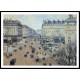 Place du Theatre Francais Afternoon Sun in Winter 1898, A New Print Of a Camille Pissaro Painting