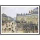 Place du Theatre Francais Rain 1898, A New Print Of a Camille Pissaro Painting