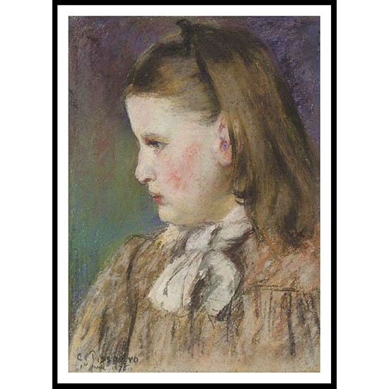 Portrait of DEugenie Estruc 1876, A New Print Of a Camille Pissaro Painting