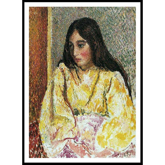 Portrait of Jeanne 1893, A New Print Of a Camille Pissaro Painting