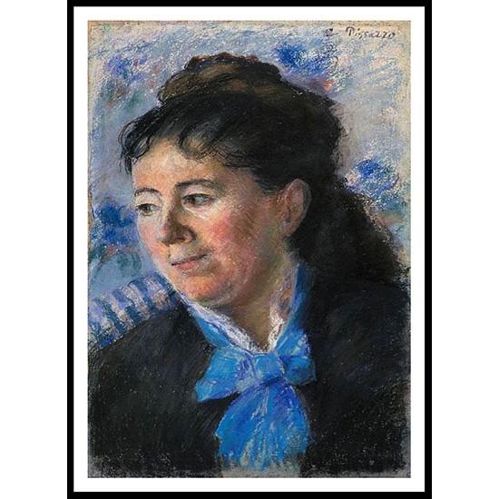 Portrait of Madame Felicie Vellay Estruc 1874, A New Print Of a Camille Pissaro Painting