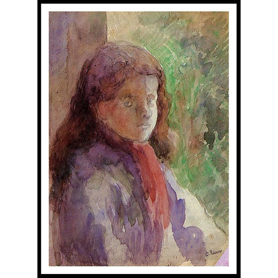 Portrait of the Artists Son Ludovic Rudolphe 1888, A New Print Of a Camille Pissaro Painting