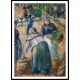 Potato Market Boulevard des Fosses Pontoise 1882, A New Print Of a Camille Pissaro Painting