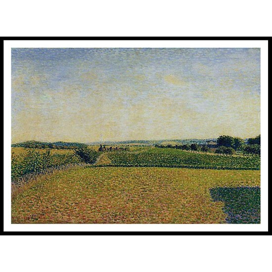 Railroad to Dieppe 1886, A New Print Of a Camille Pissaro Painting