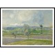 Rain Effect in Valhermeil Auvers sur Oise 1881, A New Print Of a Camille Pissaro Painting