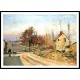 Road from Osny to Pontoise Hoar Frost 1873, A New Print Of a Camille Pissaro Painting