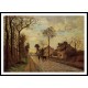 Road in Louveciennes 1870, A New Print Of a Camille Pissaro Painting