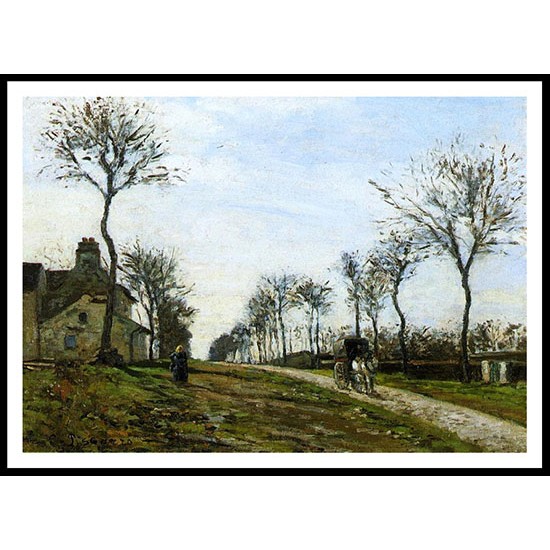 Road to Louveciennes 1870, A New Print Of a Camille Pissaro Painting