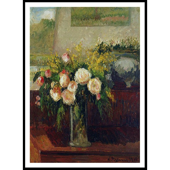 Roses of Nice 1902, A New Print Of a Camille Pissaro Painting