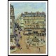 Rue Saint Honore   Morning Sun Effect Place du Theatre Francais 1898, A New Print Of a Camille Pissaro Painting