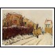 Rue de la Citadelle Pontoise 1873, A New Print Of a Camille Pissaro Painting