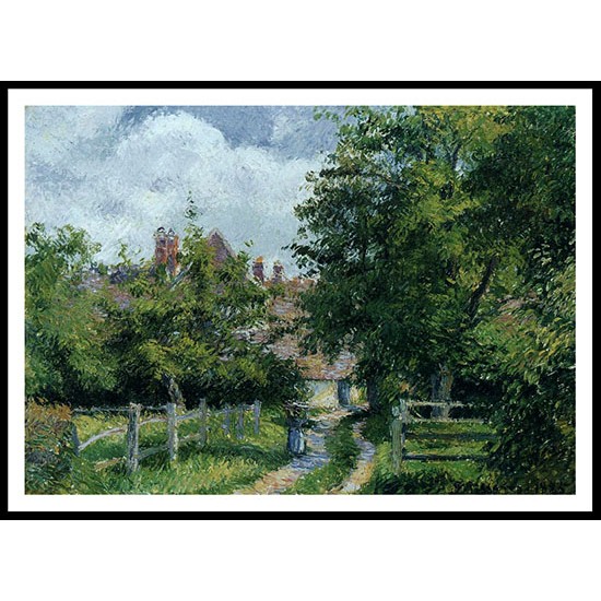 Saint Martin near Gisors 1885, A New Print Of a Camille Pissaro Painting