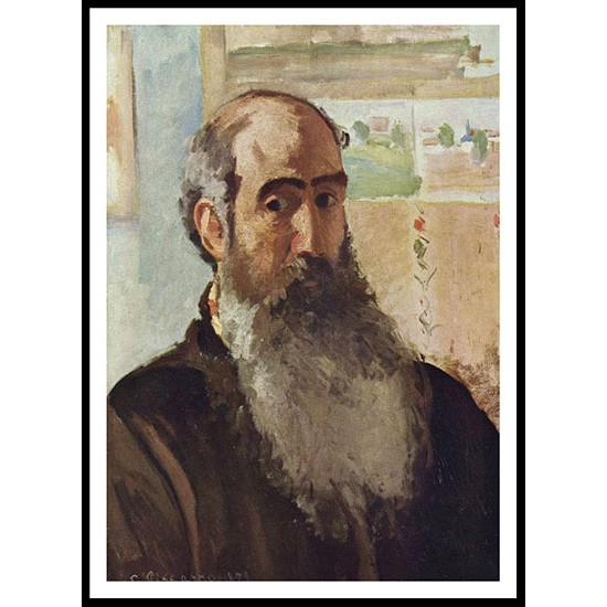 Self Portrait 1873, A New Print Of a Camille Pissaro Painting