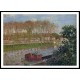 Setting Sun at Moret 1901, A New Print Of a Camille Pissaro Painting