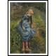 Shepherdess Young Peasant Girl with a Stick 1881, A New Print Of a Camille Pissaro Painting