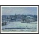 Snow Scene at Eragny View of Bazincourt 1884, A New Print Of a Camille Pissaro Painting