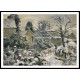 Snowscape with Cows at Montfoucault 1874, A New Print Of a Camille Pissaro Painting