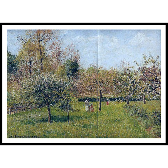 Spring at Eragny 1900, A New Print Of a Camille Pissaro Painting