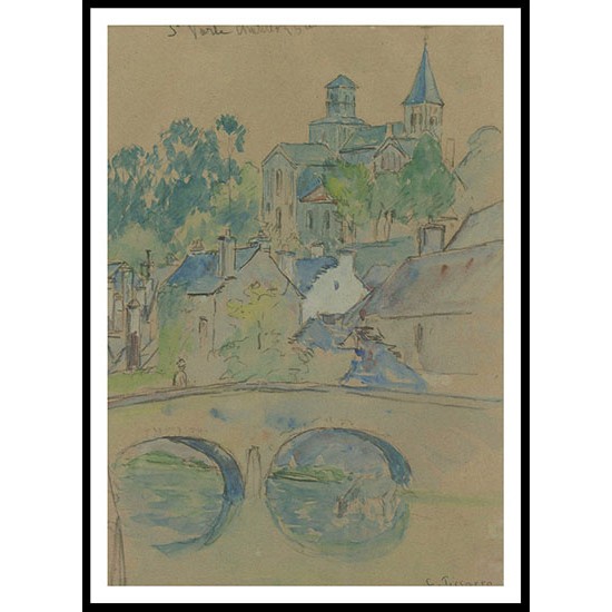 St Vorle Chatillon sur Seine 1903, A New Print Of a Camille Pissaro Painting