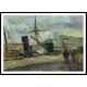 Steamboats 1883, A New Print Of a Camille Pissaro Painting