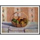 Still Life Apples and Pears in a Round Basket 1872, A New Print Of a Camille Pissaro Painting