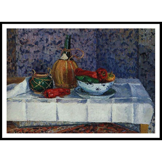 Still Life with Spanish Peppers 1899, A New Print Of a Camille Pissaro Painting