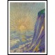 Sunrise on the Sea 1883, A New Print Of a Camille Pissaro Painting