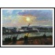 Sunset Rouen 1898, A New Print Of a Camille Pissaro Painting