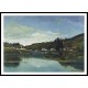 The Banks of the Marne at Chennevieres 1864 65, A New Print Of a Camille Pissaro Painting