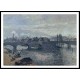 The Bridge of Corneille Rouen Morning Effect 1896, A New Print Of a Camille Pissaro Painting