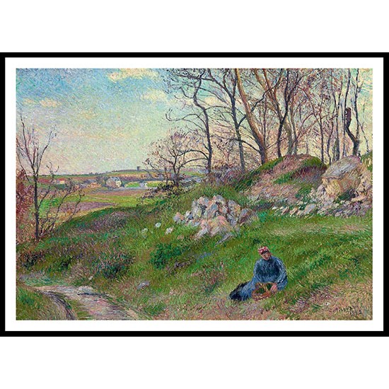 The Chou Quarries Pontoise 1882, A New Print Of a Camille Pissaro Painting