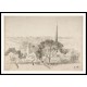 The Church at Eragny 1894 95, A New Print Of a Camille Pissaro Painting