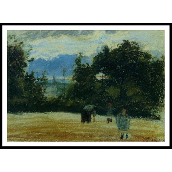 The Clearing 1876, A New Print Of a Camille Pissaro Painting