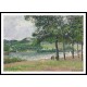 The Cours la Reine at Rouen Grey Weather 1898, A New Print Of a Camille Pissaro Painting