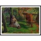 The Cowherd 1875, A New Print Of a Camille Pissaro Painting