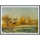 The Effect of Snow at lHermitage 1874, A New Print Of a Camille Pissaro Painting