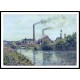 The Factory at Pontoise 1873, A New Print Of a Camille Pissaro Painting