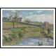 The Farm of Friche at Osny 1883, A New Print Of a Camille Pissaro Painting