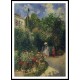 The Garden at Pontoise 1877, A New Print Of a Camille Pissaro Painting