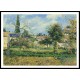 The Garden of Maubuisson Pontoise 1881, A New Print Of a Camille Pissaro Painting