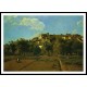 The Gardens of the Hermitage Pontoise 1867, A New Print Of a Camille Pissaro Painting