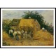 The Hay Wagon Montfoucault 1879, A New Print Of a Camille Pissaro Painting