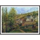 The Hermitage at Pontoise 1874, A New Print Of a Camille Pissaro Painting