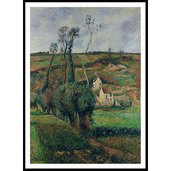 The Hill of Chou at Pontoise 1892, A New Print Of a Camille Pissaro Painting